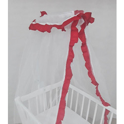 Beboulino Κουνουπιέρα Λίκνου Κόκκινη 250x100cm