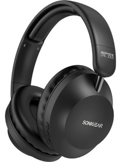 SonicGear Airphone Dnc 3000 Ασύρματα Bluetooth Ακουστικά Over Ear Μαύρα