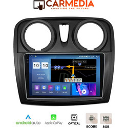 Carmedia CMDU4095-4 Dacia Logan / Sandero 2012-2019 Ηχοσύστημα Αυτοκινήτου με Οθόνη Αφής Bluetooth & GPS