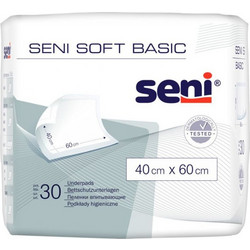 Seni Soft Basic Υποσέντονα Ακράτειας 40x60cm 30τμχ
