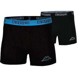 Kappa Ανδρικά Μποξεράκια Σετ 2Pack Μαύρα 304JB30-954