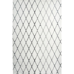 Kayoom Oslo Χαλί Ορθογώνιο Shaggy 160x230cm 6685 White Grey
