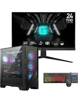 Vengeance Gotham-V79 MSI Edition (Ryzen 7-5700X/32GB/512GB SSD/Nvidia GeForce RTX 4060 8GB/FreeDos) + MSI G2412F
