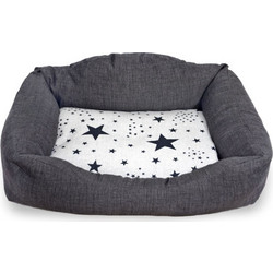 Madpet Deluxe Καναπές Κρεβάτι Σκύλου Γκρι 70x51cm