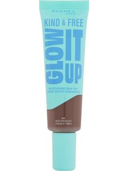 Rimmel Kind & Free Glow It Up 605 Deep Chocolate Liquid Make Up 30ml