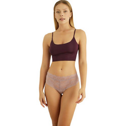 Norddiva Daniela Γυναικείο String με Δαντέλα Λιλά NRD151284