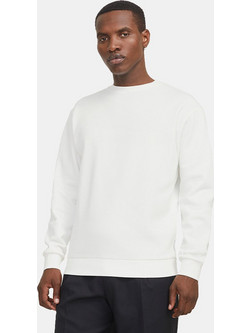 Jack & Jones Ανδρικό Φούτερ Λευκό 12249341