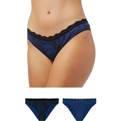 Minerva Γυναικεία Slip με Δαντέλα 2Pack 90-81326-891