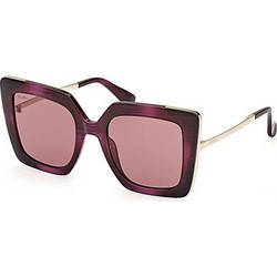 Max & Co MM0051 83W Γυναικεία Γυαλιά Ηλίου Τετράγωνα Καφέ Χρυσό με Καφέ Φακό
