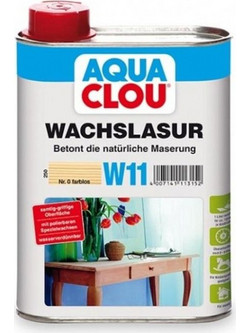 Clou Wachs Lasur Κερί Ξύλου Νερού Άχρωμο 0.25lt