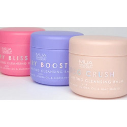 ΜUA Mini Berry Bliss Cleansing Balm 22gr + Mini Berry Boost Cleansing Balm 22gr + Mini Coco Crush Cleansing Balm 22gr