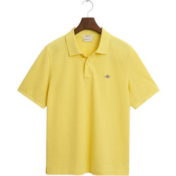Gant Ανδρική Μπλούζα Polo Κοντομάνικη Κίτρινη 3G2210-714