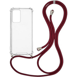 Sonique Armor Back Cover Clear/Burgundy (Samsung Galaxy A23 4G/5G)