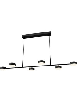 Braytron Arcana Κρεμαστό Φωτιστικό Οροφής Πολύφωτο LED με Θερμό Λευκό Φως Μαύρο BH18-01301