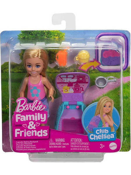 Mattel Barbie Family & Friends Chelsea Cupcake Baking Backpack