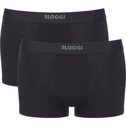 Sloggi Ανδρικά Μποξεράκια Σετ 2Pack Μαύρα 10222379-0004