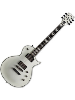 ESP E-II Eclipse Ηλεκτρική Κιθάρα Single Cut με Μαγνήτες HH & Ταστιέρα Ebony Snow White Satin