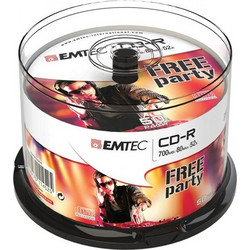 Emtec ECOC805052CB Εγγράψιμα CD-R 52x 700MB Cake Box 50τμχ