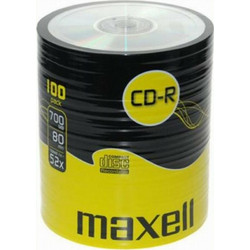 Maxell Εγγράψιμα CD-R 52x 700MB Cake Box 100τμχ