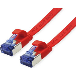 Value F/FTP Cat.6a Καλώδιο Δικτύου Ethernet 0.5m Red 21.99.2120-40