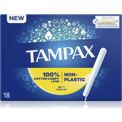 Tampax Regular Ταμπόν με Απλικατέρ για Κανονική Ροή 2 Σταγόνες 18τμχ