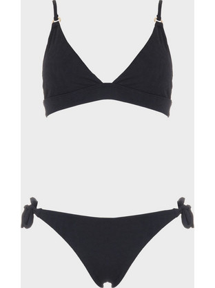 Gsecret Bikini Set Τριγωνάκι Μαύρο C6061-33107