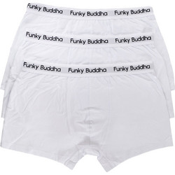 Funky Buddha Ανδρικά Μποξεράκια Σετ 3Pack Λευκά FBM011-081-10