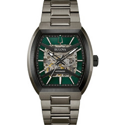 Bulova Maquina Ανδρικό Ρολόι Αυτόματο με Ασημί Μεταλλικό Μπρασελέ 98A321