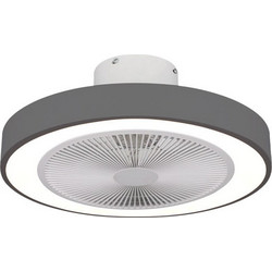 Estia 06-30162 Ανεμιστήρας Οροφής 50cm 15W με Φως & Τηλεχειριστήριο Γκρι