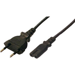 LogiLink CP092 Καλώδιο Τροφοδοσίας Euro to IEC C7 1.8m