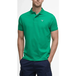 Barbour Ανδρική Μπλούζα Polo Κοντομάνικη Πράσινη MML1471.BRGN39.01