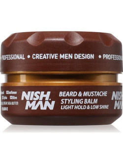 Nish Man Beard & Mustache Κερί για Γένια 100ml