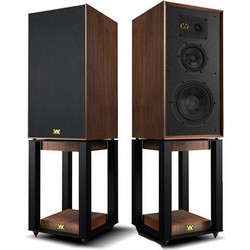 Wharfedale Super Linton Ζεύγος με Βάσεις Ηχείων Hi-Fi Δαπέδου 200W 3 Δρόμων Walnut Veneer