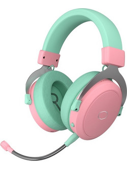 Cooler Master CH351 Ασύρματο Gaming Headset Over Ear Green Pink