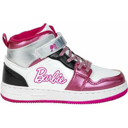 Cerda Barbie Παιδικά Sneakers Μποτάκια Φούξια Ασημί 2300006558