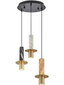 Arapidis Lighting Ε Κρεμαστό Φωτιστικό Οροφής Τρίφωτο 601-3R