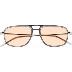 Kaleos KASTEN 003 Γυναικεία Γυαλιά Ηλίου Aviator Μεταλλικά Χρυσά με Πορτοκαλί Φακό