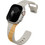 Uniq Stride De Rubber Λουράκι Σιλικόνης Beige / Yellow (Apple Watch 44 / 45 / 46 / 49mm)