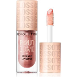 Makeup Revolution Shimmer Shine Pink Plumping Lip Gloss 4.5ml