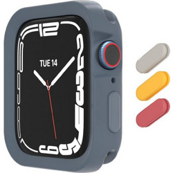 Switcheasy Colors Θήκη Σιλικόνης για Apple Watch 4 / 5 / 6 / 7 / 8 / 9 / SE 44 / 45mm Μπλε