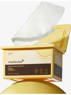 Medicube Deep Vita C Daily Quick Sheet Μάσκα Προσώπου για Ενυδάτωση & Λάμψη 30τμχ