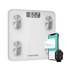 Tunturi SC30 Smart Smart Ζυγαριά με Λιπομέτρηση & Bluetooth White