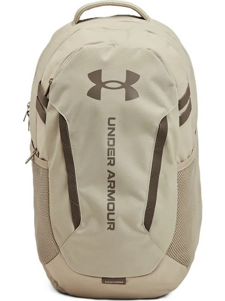 Under Armour Hustle 6.0 Τσάντα Πλάτης Μπεζ 1384672-289