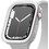 Elago Duo Πλαστική Θήκη για Apple Watch 4 / 5 / 6 / 7 / 8 / 9 / SE 40 / 41mm Διαφανής Λευκή