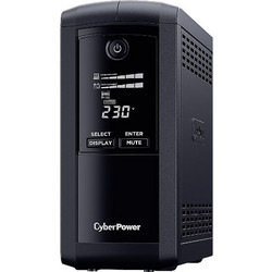 CyberPower VP1000ELCD UPS Line Interactive 1kVA 550W με 4 Πρίζες Frensh Schuko