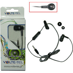 Volte-Tel VT33 Mono Handsfree In-Ear 3.5mm Black