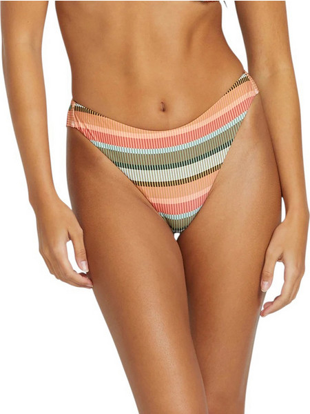 Volcom Ψηλόμεσο Bikini Brazil Πράσινο Mint Κοραλί O2112507-MLT