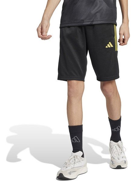 Adidas Αθλητική Παιδική Βερμούδα Μαύρη Lime JI6184