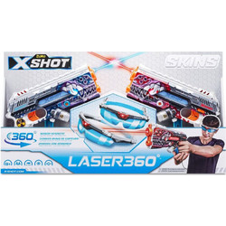Zuru X-Shot Skins Laser 360 Σετ Παιδικό Όπλο 36602