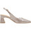 Ellen Γόβες Slingback Δερμάτινες με Χοντρό Χαμηλό Τακούνι Ροζ Χρυσές 51716